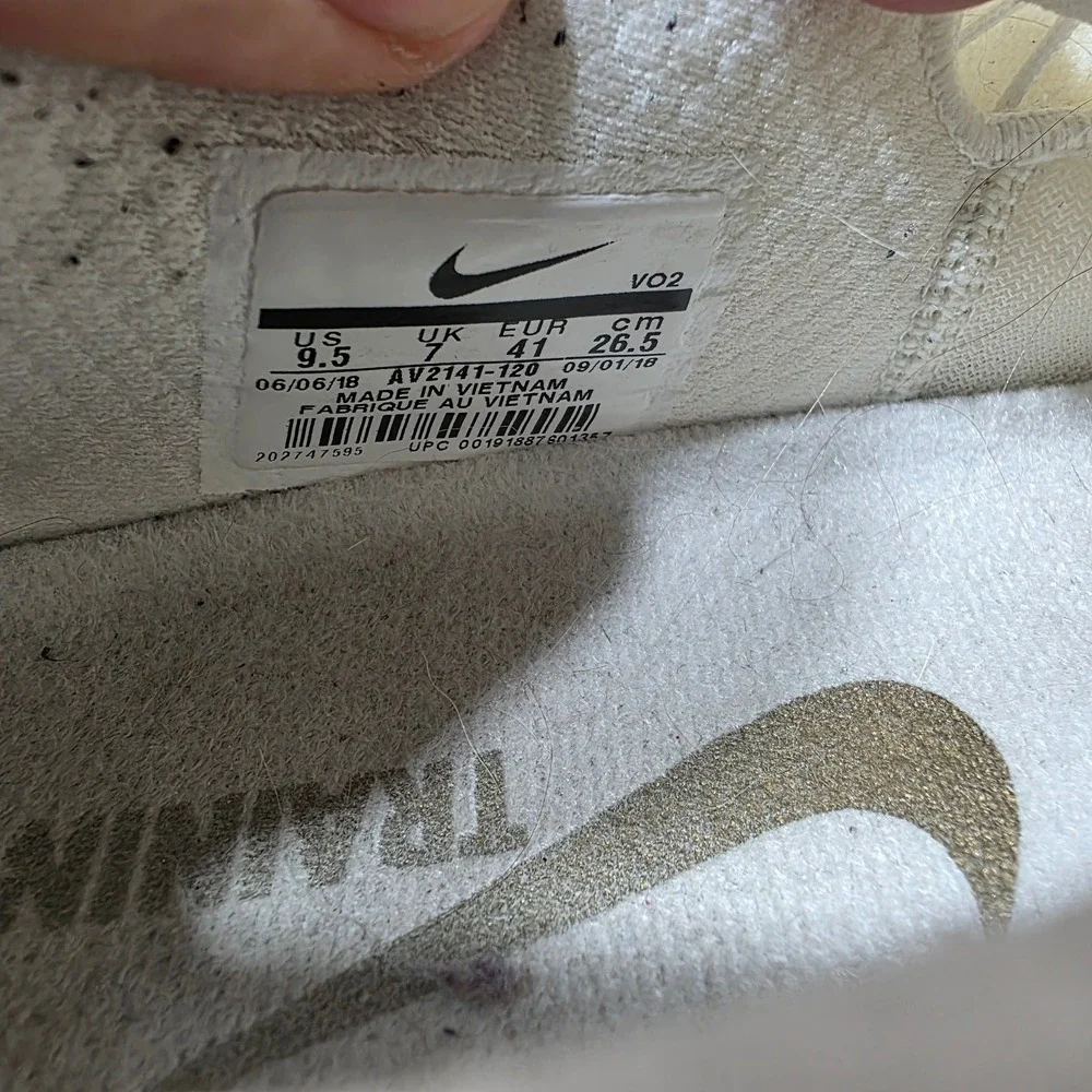 Nike Metcon 4 Womens 9.5 Sail Metallic Gold Training Shoes AV2141-120